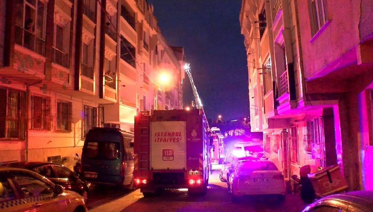 Sabaha karşı yangın paniği