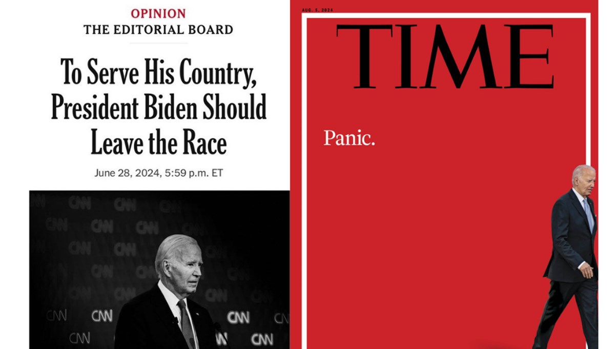 New York Times: Biden ülkesine hizmet etmek için başkanlık yarışından çekilmeli New York Times: Biden ülkesine hizmet etmek için başkanlık yarışından çekilmeli
