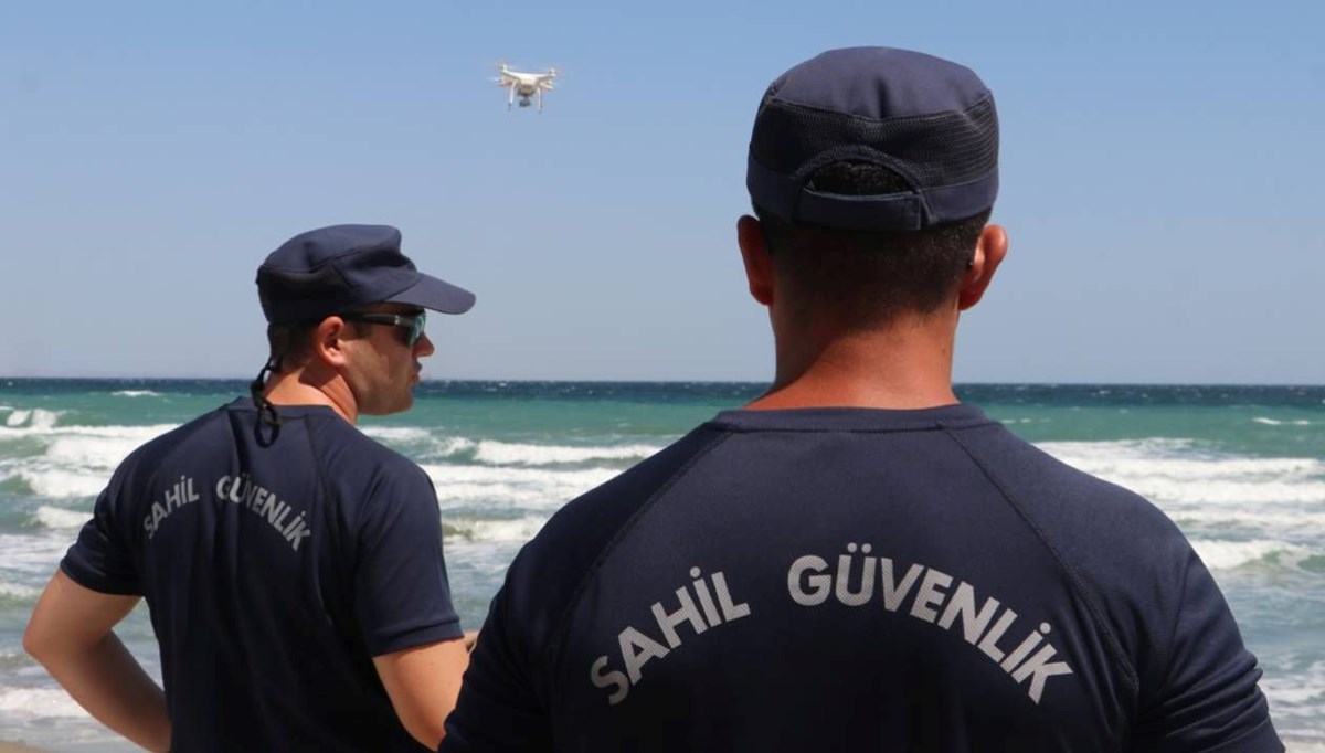 Dronla tarama yapılıyor