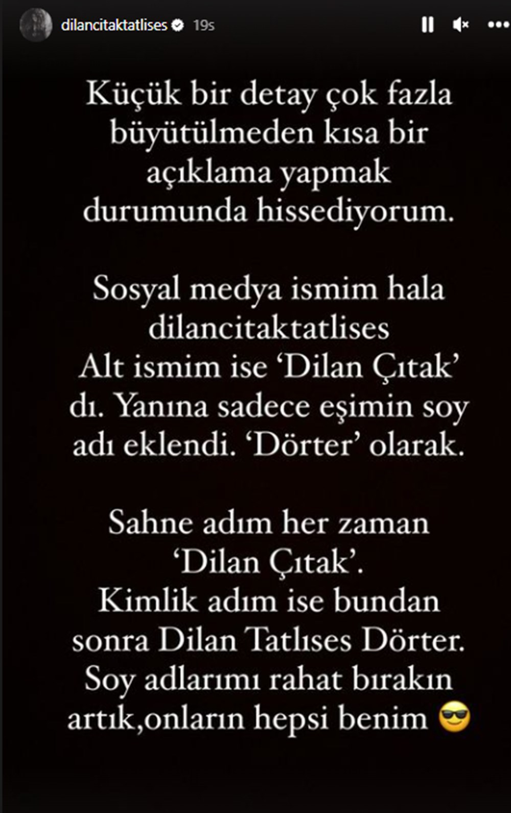 Dilan Çıtak Tatlıses'ten soyadı açıklaması - 3