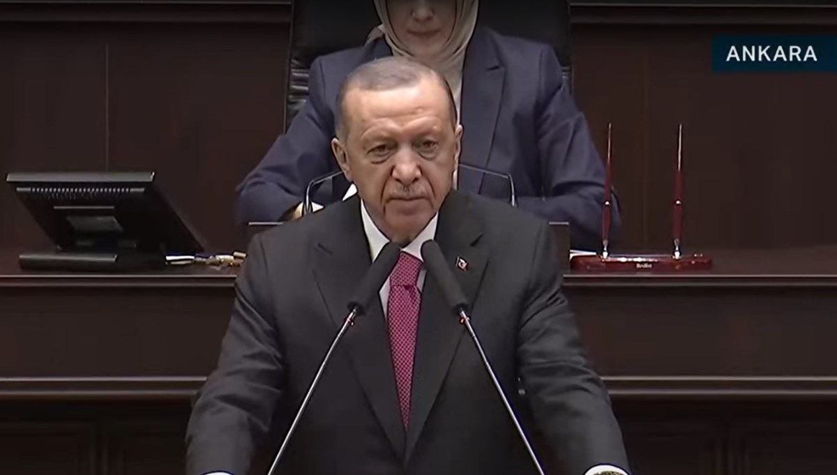 Cumhurbaşkanı Erdoğan AK Parti grup toplantısında konuşuyor Cumhurbaşkanı Erdoğan AK Parti grup toplantısında konuşuyor