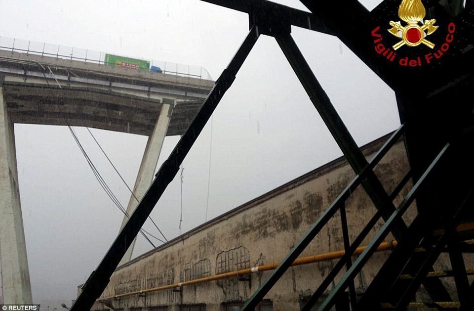 SON DAKİKA: İtalya'da otoyol köprüsü çöktü: Ölü ve yaralılar var - 1