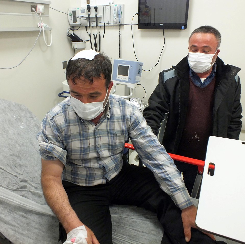 Yozgat'taki dolu yağışı hastanelik etti - 1