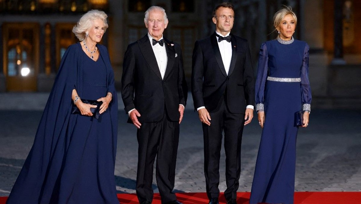 Kral Charles ve Kraliçe Camilla, Macron çiftinin konuğu oldu