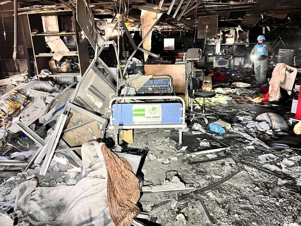 DSÖ Genel Direktörü Şifa Hastanesi’ndeki yıkımı paylaştı - 1