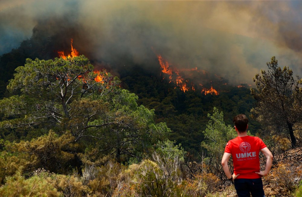 Marmaris'te orman yangını: Müdahale devam ediyor - 12