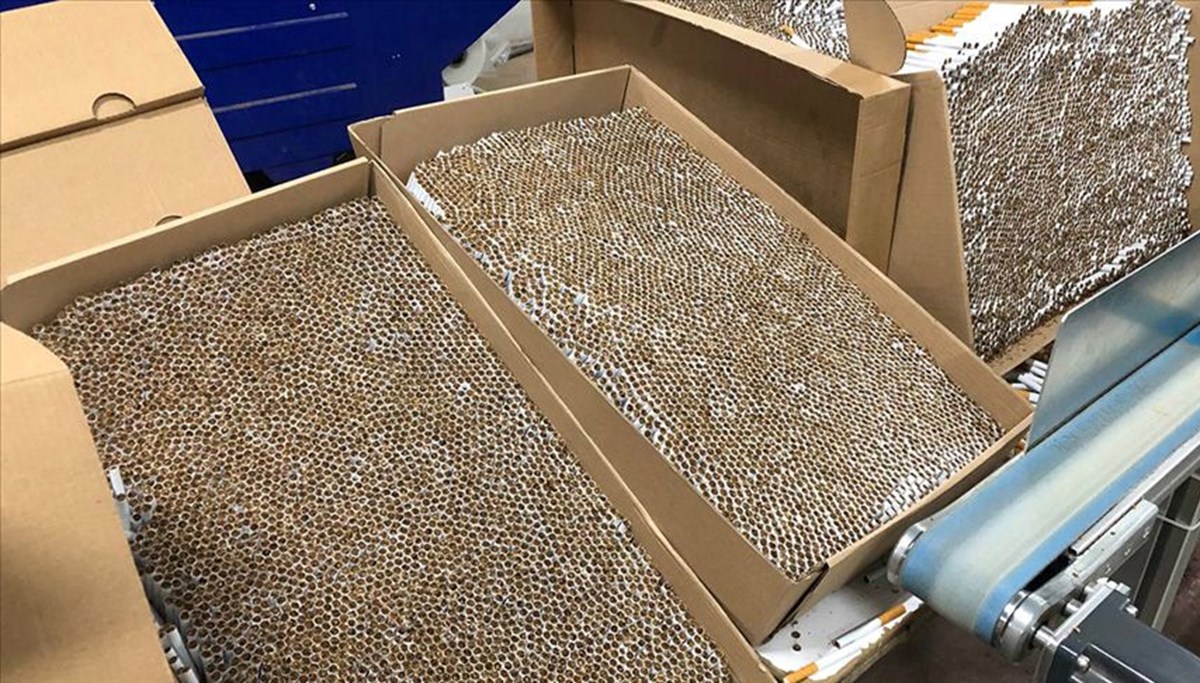Adana'da 36 milyon 250 bin makaron ele geçirildi Adana'da 36 milyon 250 bin makaron ele geçirildi