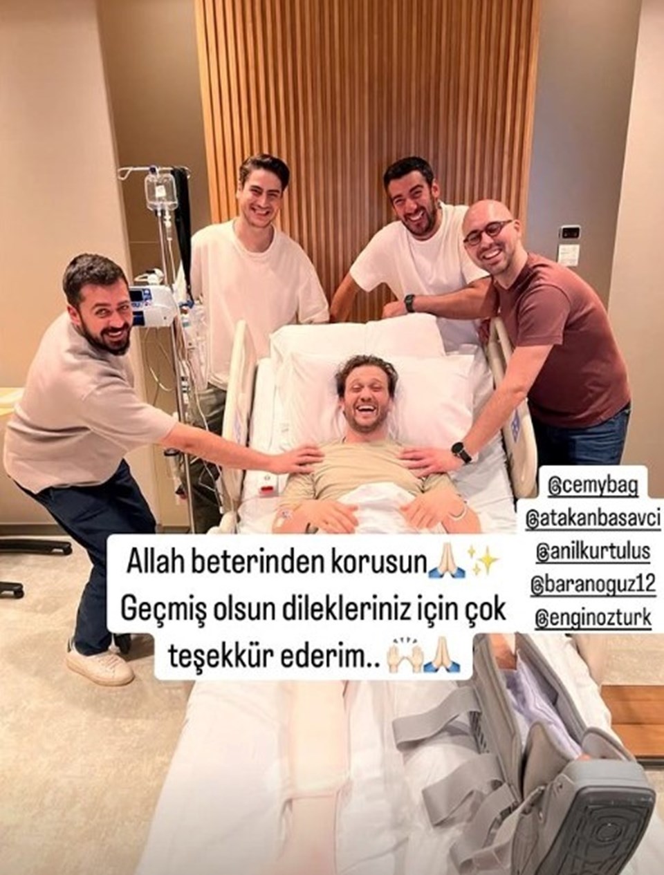 Ayağını kırmıştı: Aras Bulut İynemli hastaneden paylaştı - 1
