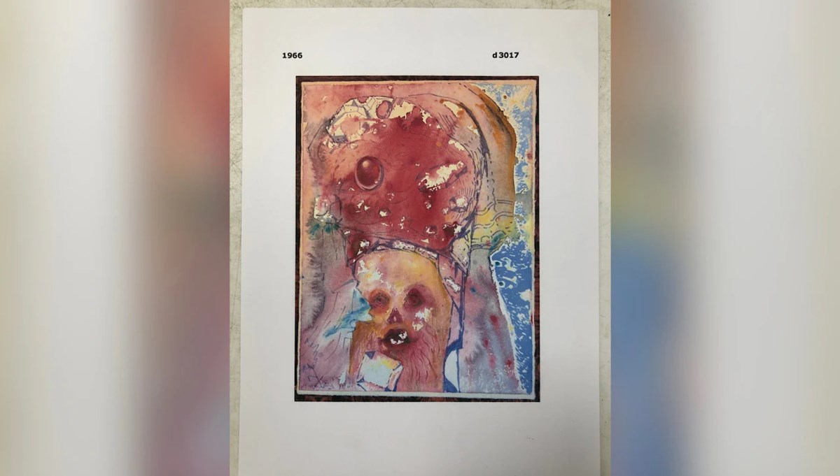 150 sterline satılan eser Dali'nin çıktı