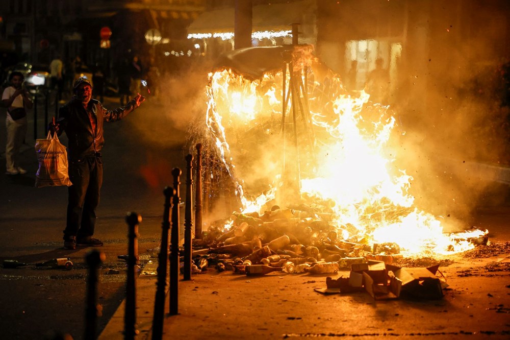 Fransa'daki protestolar 6. gününde: Katil zanlısı polise bağış yağmuru - 4