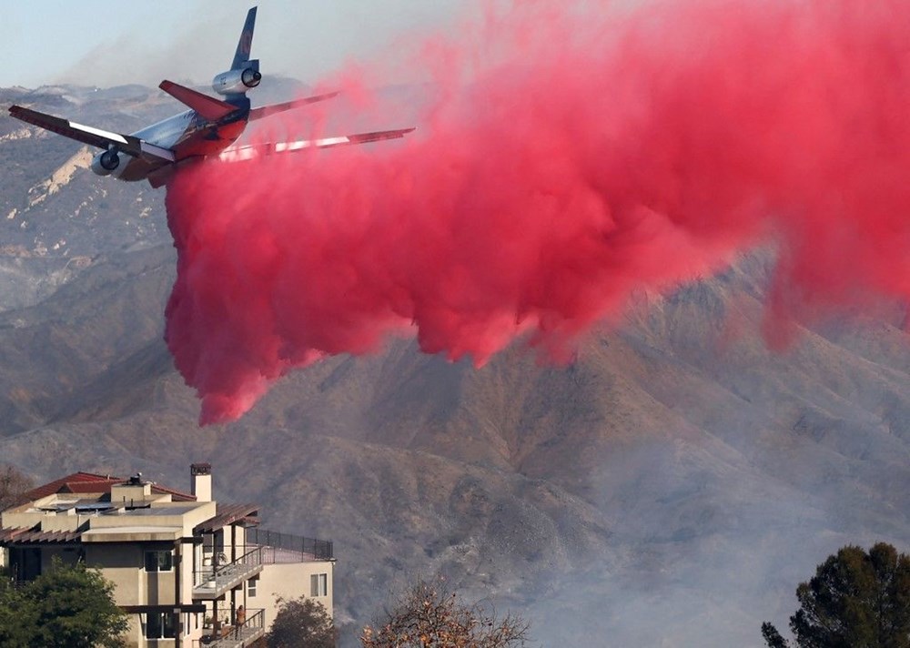 Kaliforniya'da kıyamet sahneleri: Sokaklar pembe kimyasallarla kaplandı! - 2