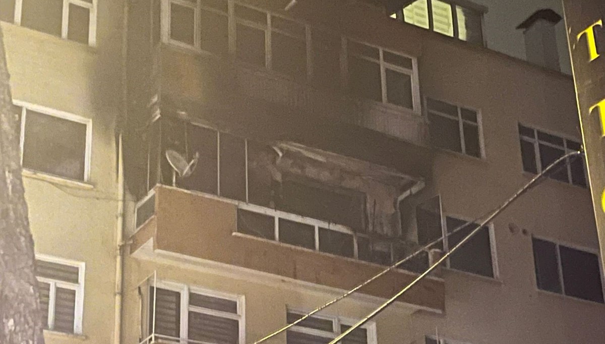 Ankara'da apartmanda yangın: 3 kişi yaralandı, 6 kişi dumandan etkilendi