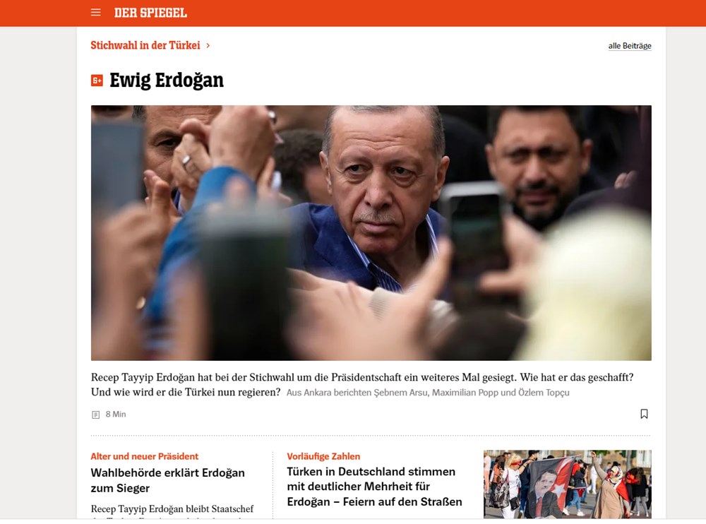 Cumhurbaşkanı Erdoğan'ın zaferi dünya basınında - 15