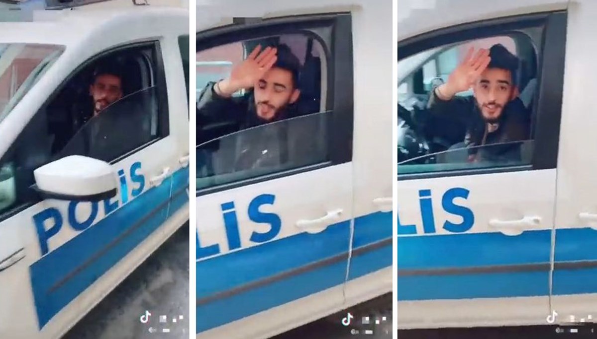 Polis otosuyla video çekti: Sınır dışı edilecek