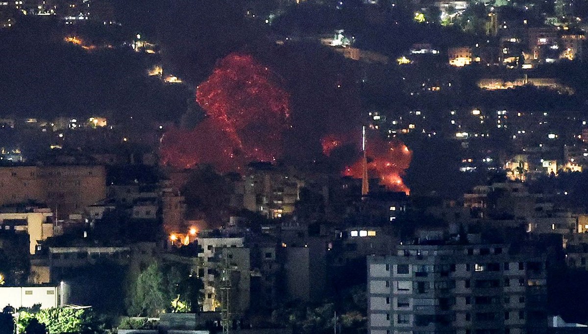 İsrail ordusu Beyrut'ta Dahiye bölgesini vurdu