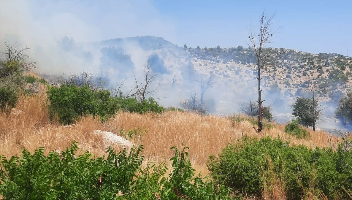 Silifke'de yangın