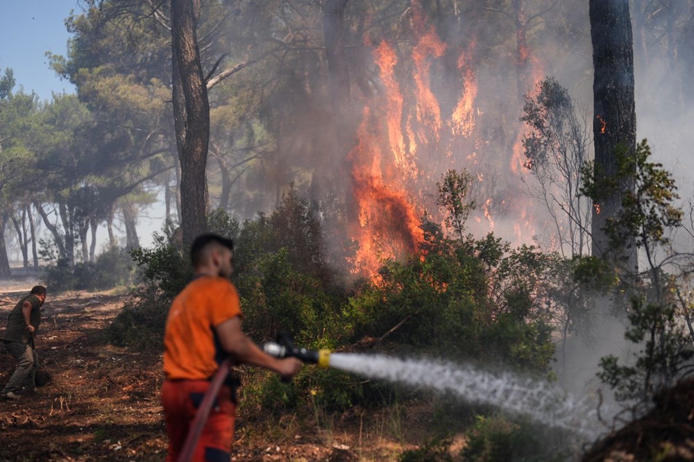 İzmir'de orman yangınları kontrol altına alındı - 7