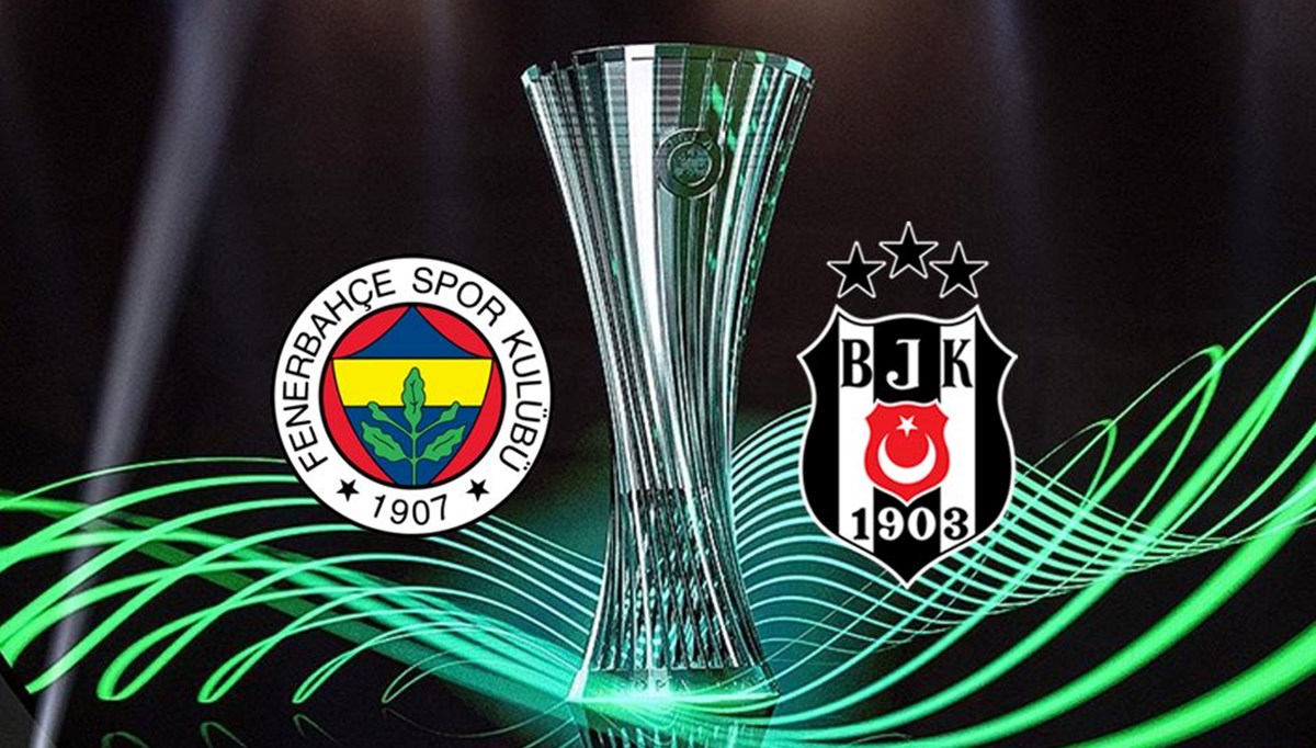 UEFA Konferans Ligi'nde Fenerbahçe ve Beşiktaş'ın rakipleri belli oldu
