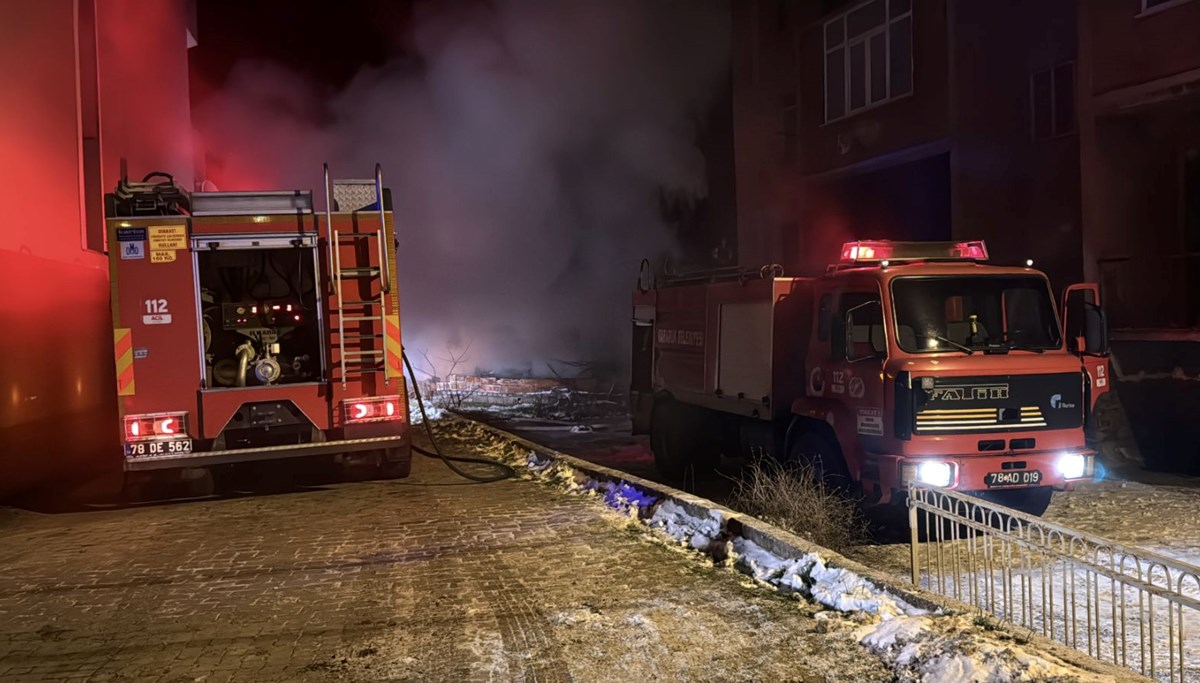 Karabük'te müstakil ev yangını