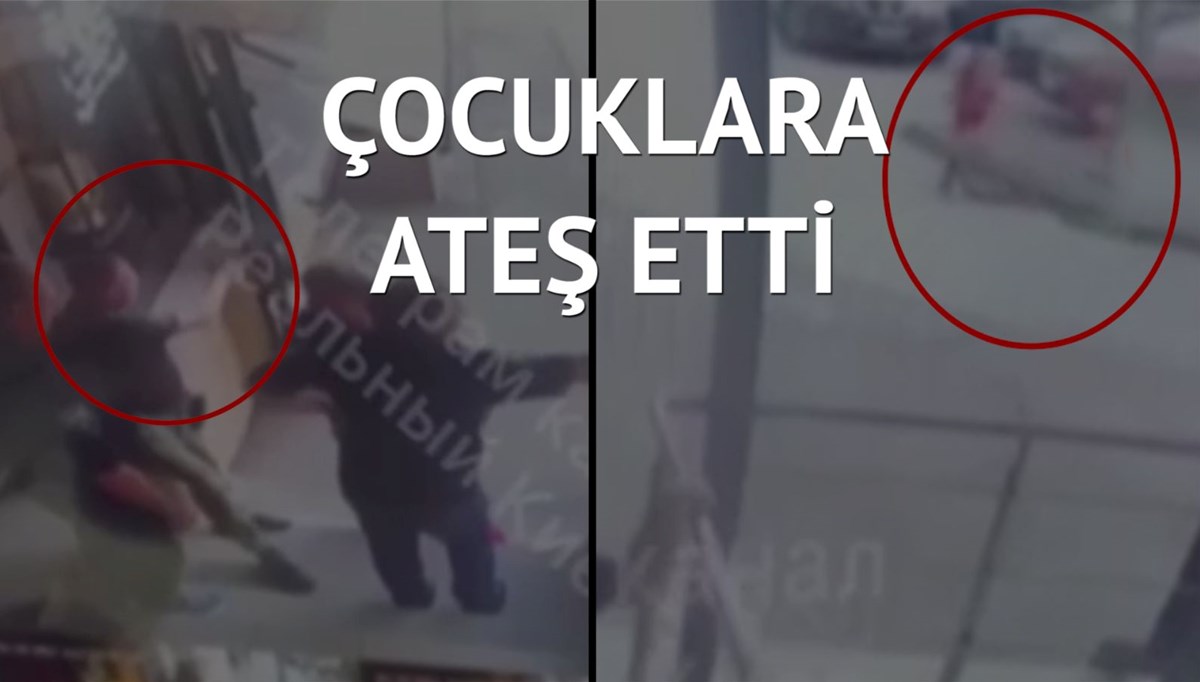 Ukraynalı asker, sokakta oyun oynayan çocuklara böyle ateş açtı