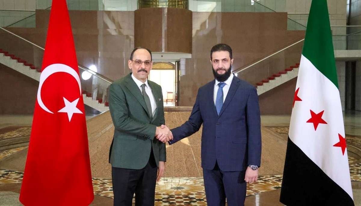 MİT Başkanı Kalın, Şam'da Ahmed Şara ile görüştü MİT Başkanı Kalın, Şam'da Ahmed Şara ile görüştü