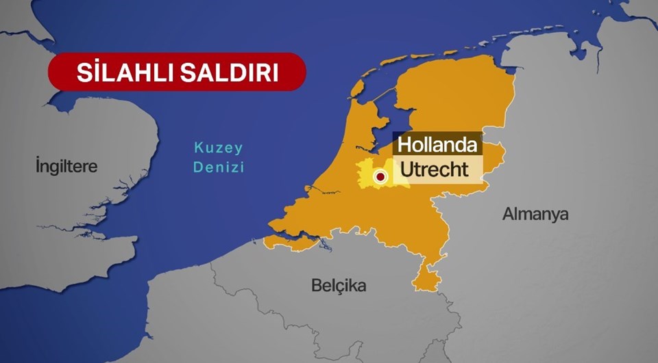 Hollanda'da silahlı saldırı: Ölü sayısı 3'e yükseldi (Şüpheli 37 yaşında Türk kökenli) - 2