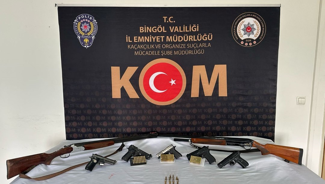 Bingöl'de silah kaçakçılığı operasyonuna 2 tutuklama
