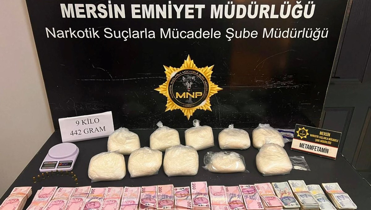 Mersin'de uyuşturucu tacirlerine darbe