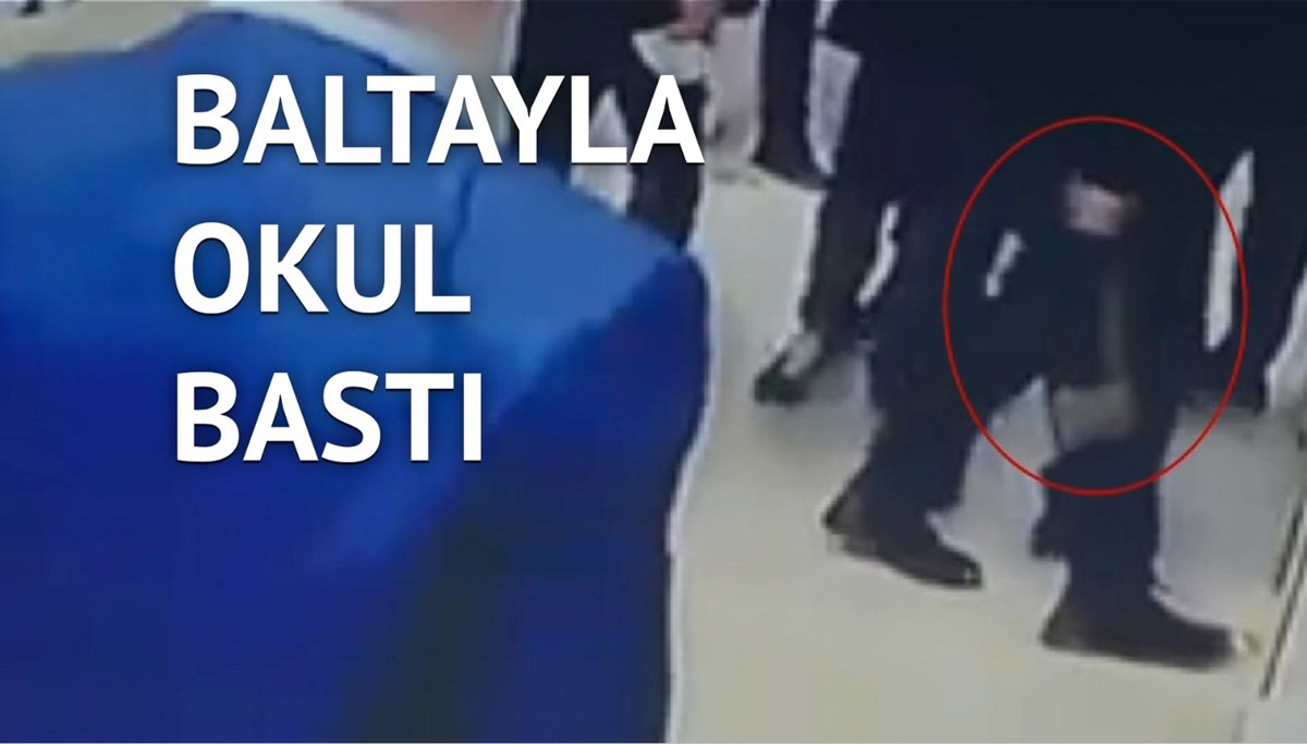 Öğrencilere dehşeti yaşattı