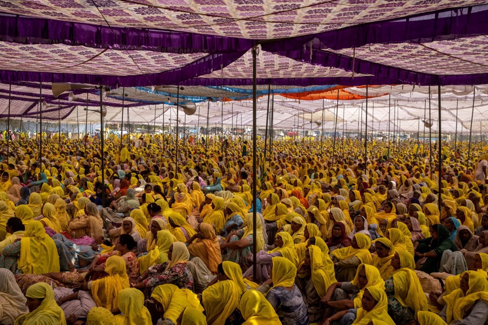 Hindistan'da binlerce kadın, protestocu çiftçilerin eylemine katıldı - 3