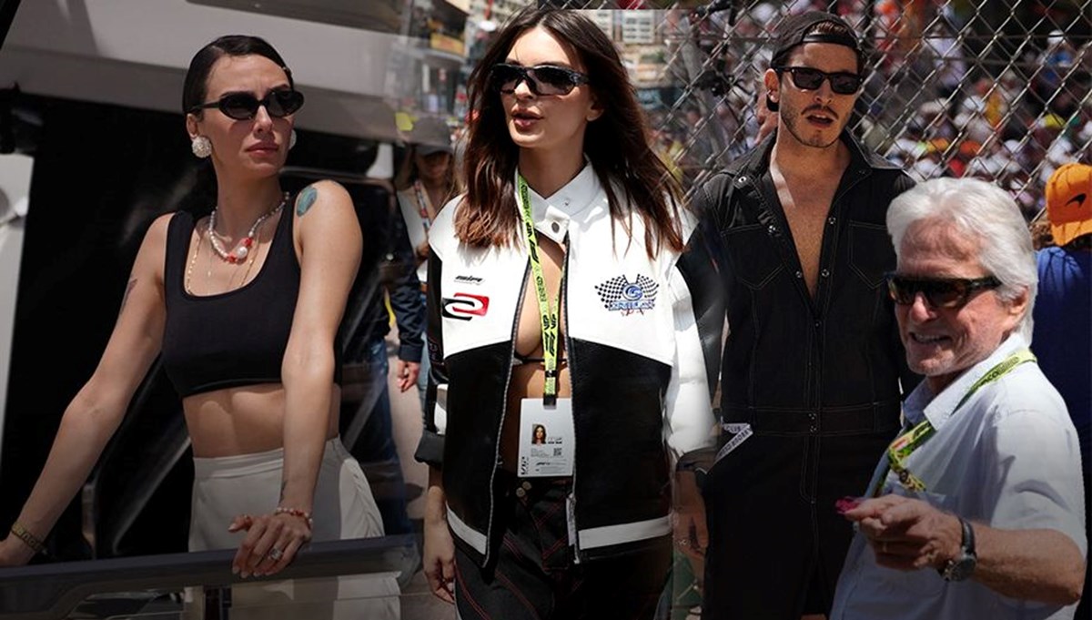 F1 Monako Grand Prix'inde ünlüler geçidi