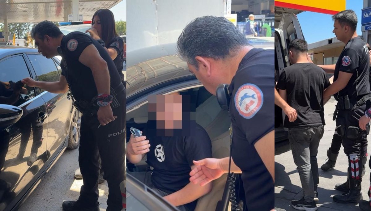 Polis dakikalarca uğraştı