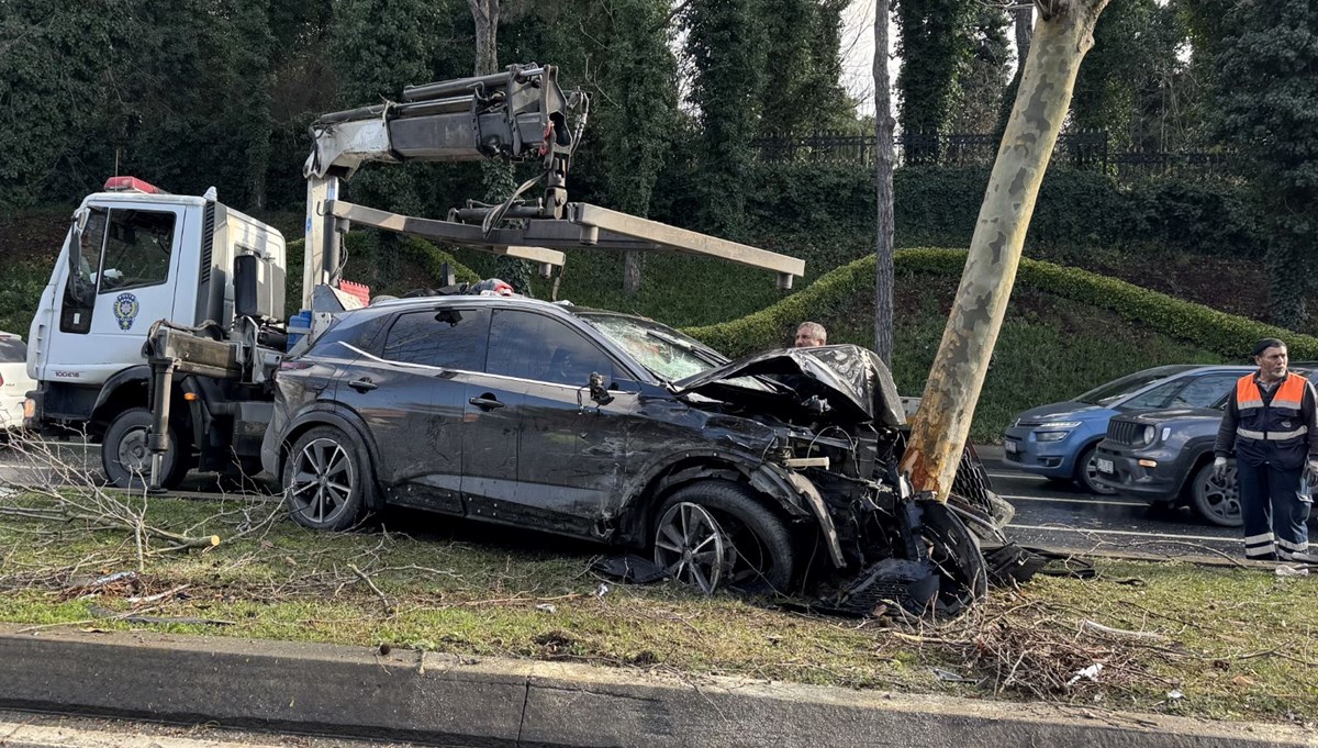 Sarıyer'de zincirleme trafik kazası: 2 yaralı