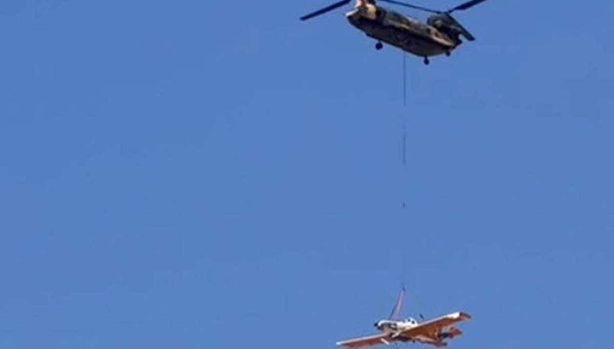 Kaza kırıma uğrayan uçak Ankara'ya götürüldü