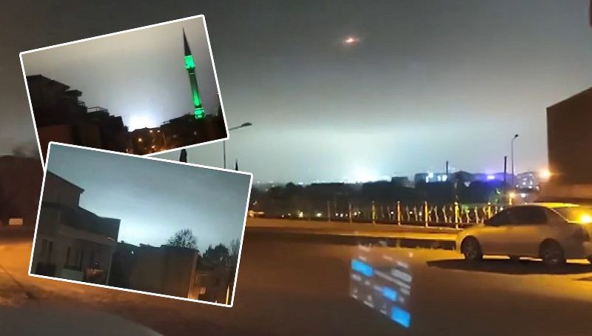 Beyaz ışık yayıldı, elektrikler kesildi Beyaz ışık yayıldı, elektrikler kesildi