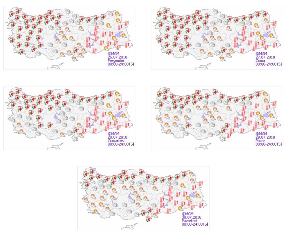 İstanbul için sağanak uyarısı - 1