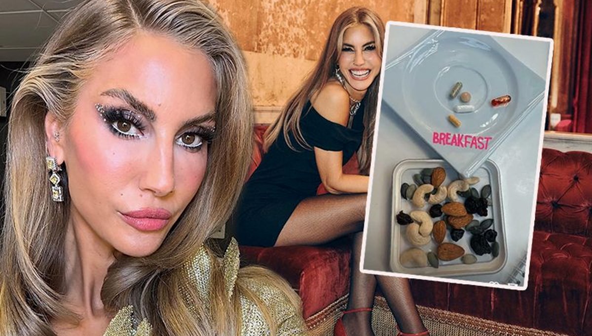 Çağla Şıkel'in kahvaltısı sosyal medyada gündem oldu