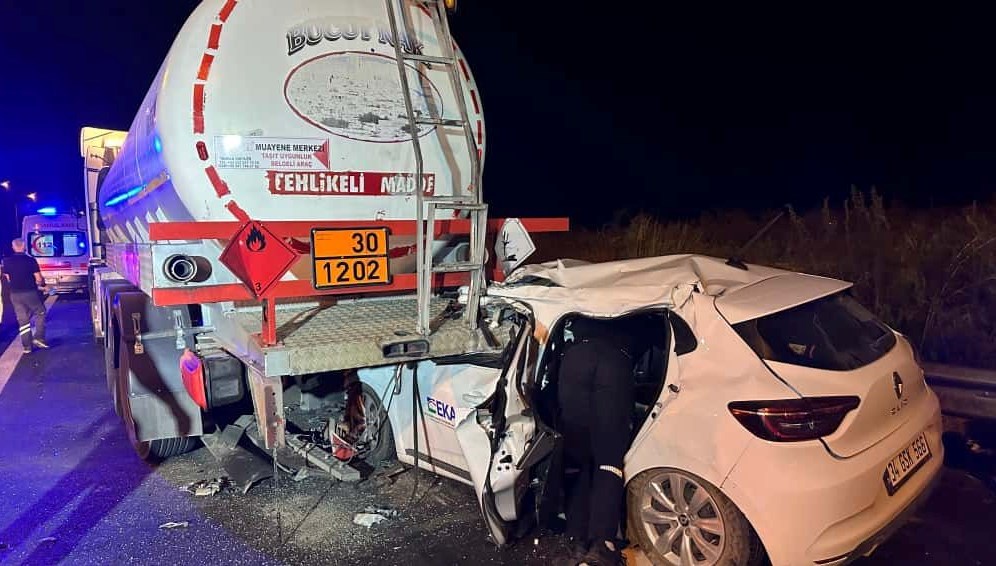 TAG Otoyolu'nda kaza