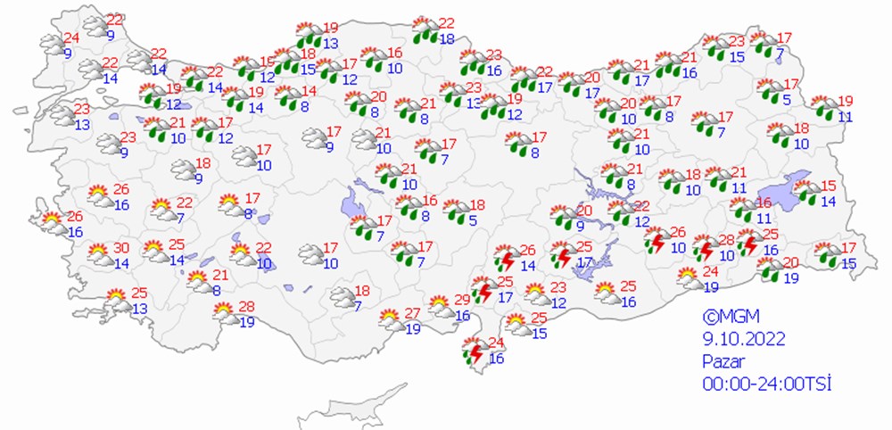 İstanbul ve 18 il için sarı kodlu uyarı (Hafta sonu hava nasıl olacak?) - 9