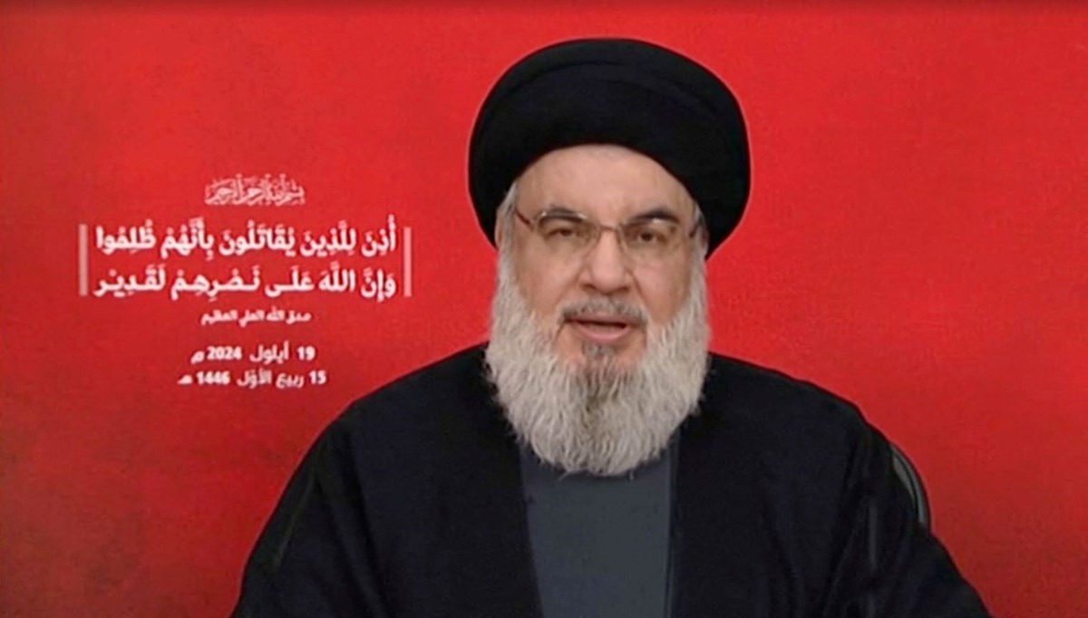 Hizbullah lideri Nasrallah: İsrail tüm kırmızı çizgileri aştı, saldırılar savaş ilanıdır Hizbullah lideri Nasrallah: İsrail tüm kırmızı çizgileri aştı, saldırılar savaş ilanıdır