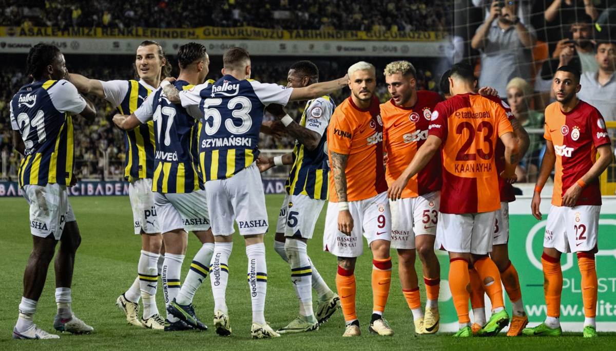 Süper Lig'de Fenerbahçe ve Galatasaray'ın kalan maçları ve puan durumu