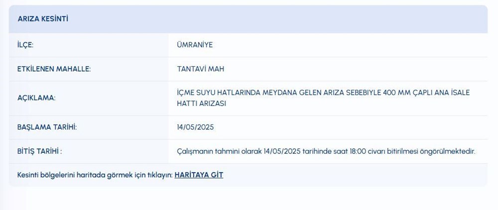 İSKİ su kesintisi 14 Mayıs kesinti programı: Üsküdar ve Ümraniye'de sular ne zaman gelecek? - 6