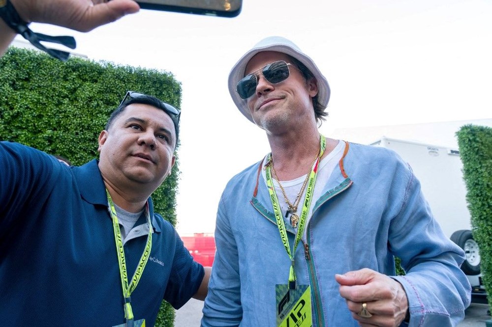 Brad Pitt Formula 1 yarışında - 3
