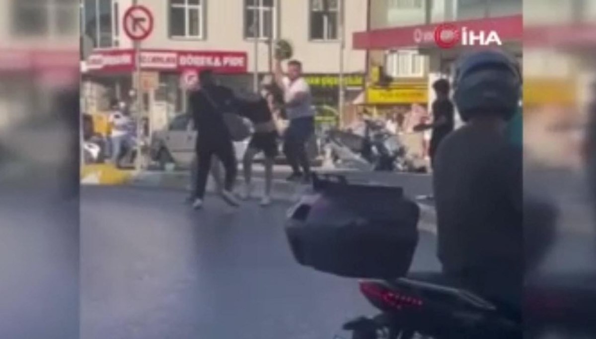 Motosikletli kadınları darbedenler yakalandı