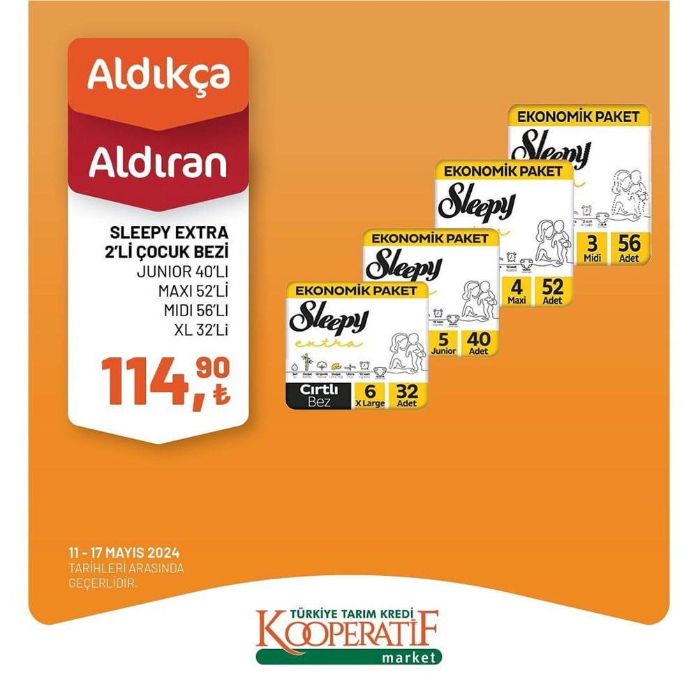Tarım Kredi Kooperatif Market'te mayıs ayına özel yeni indirimli ürünler listesi (11-17 Mayıs 2024 Tarım Kredi Market indirimleri) - 11