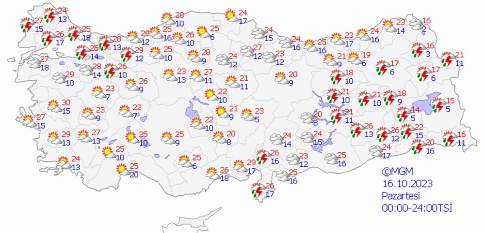 Sıcaklıklar 2-3 derece artacak (Bugün hava nasıl olacak) - 12