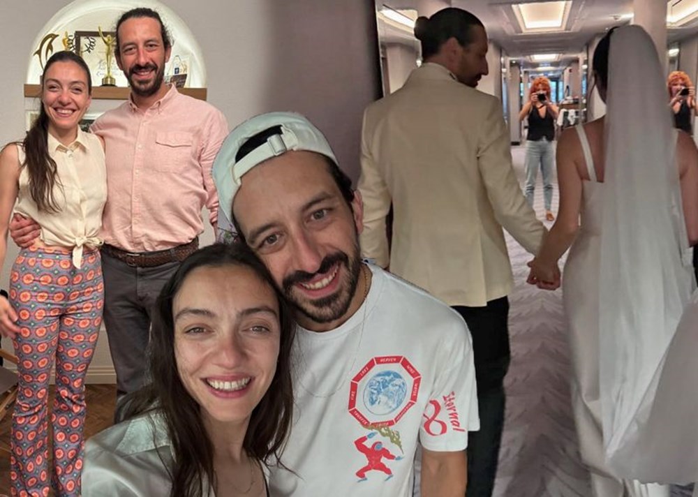 Merve Dizdar ile Cihan Ayger'den evlilik yıl dönümüne özel pozlar - 1