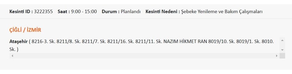 İzmir Çiğli'nin birçok ilçesinde elektrik kesintisi: Çiğle'de elektrikler ne zaman gelecek? - 2