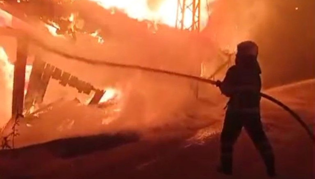 Bozüyük'te korulukta çıkan yangın güçlükle söndürüldü