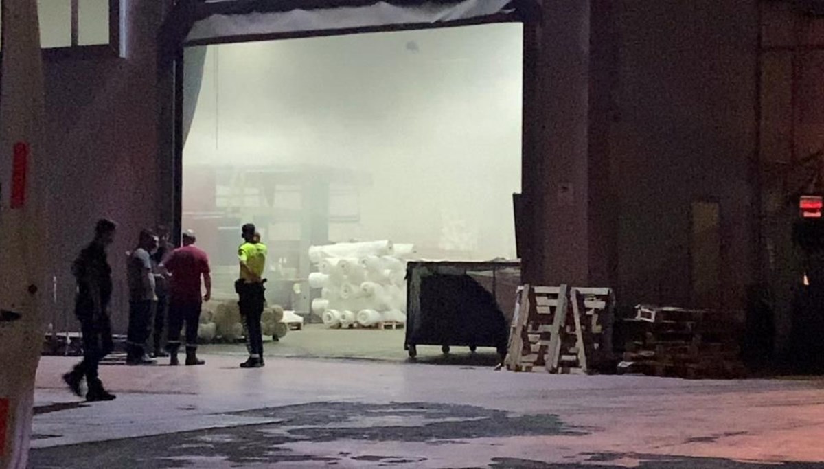 Bursa'da fabrika yangını Bursa'da fabrika yangını